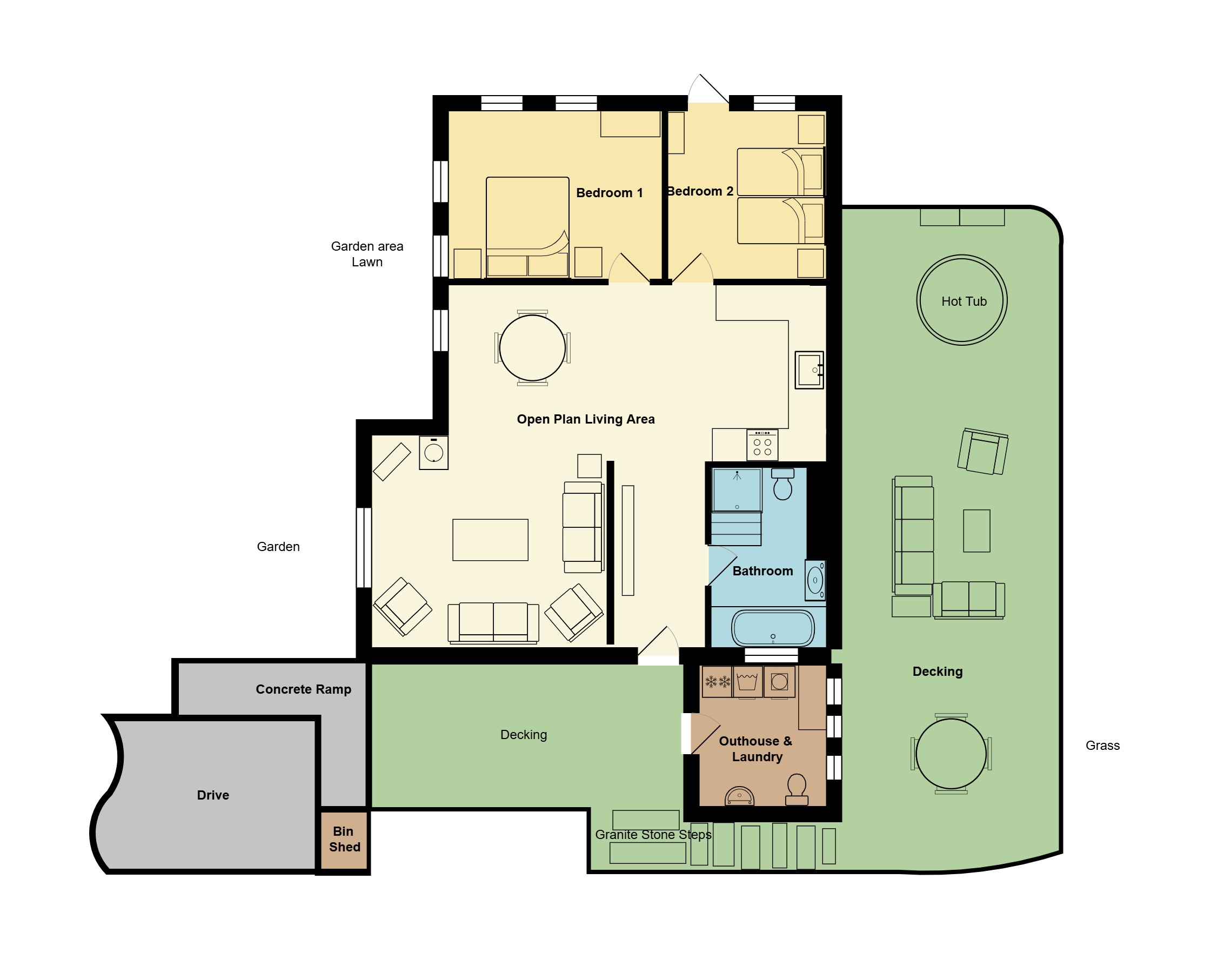 Combine the luxuries of a good hotel with the suit-yourself dynamic of self-catering.